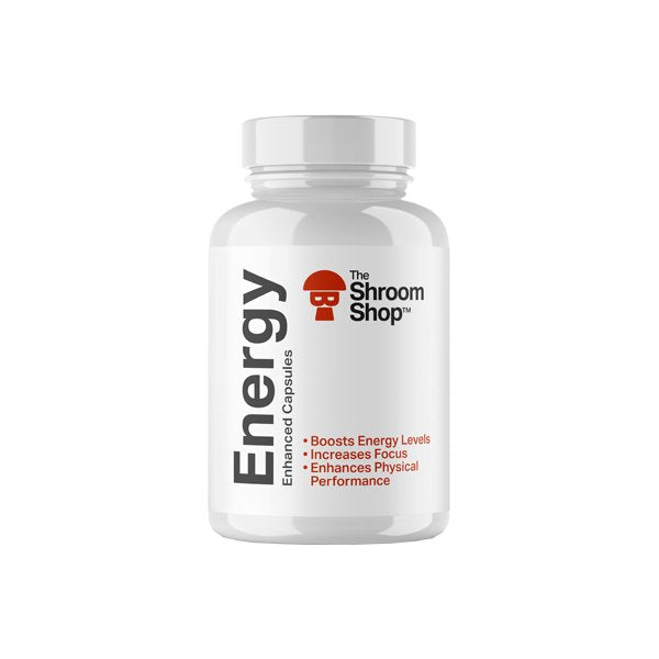 The Shroom Shop Enhanced Energy 67500mg Capsules - 90 Caps CBD Products The Shroom Shop 