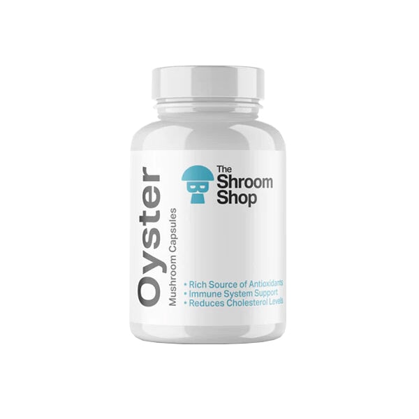 The Shroom Shop Oyster Mushroom 45000mg Capsules - 90 Caps CBD Products The Shroom Shop 