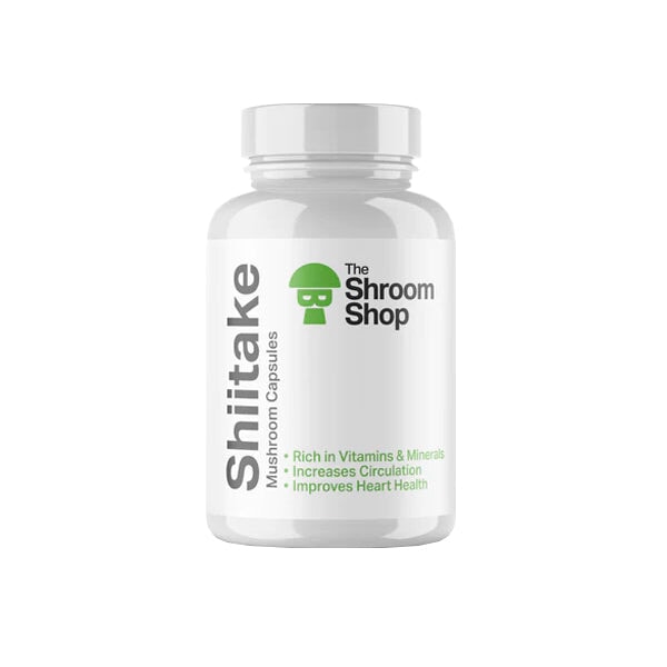 The Shroom Shop Shiitake Mushroom 45000mg Capsules - 90 Caps CBD Products The Shroom Shop 